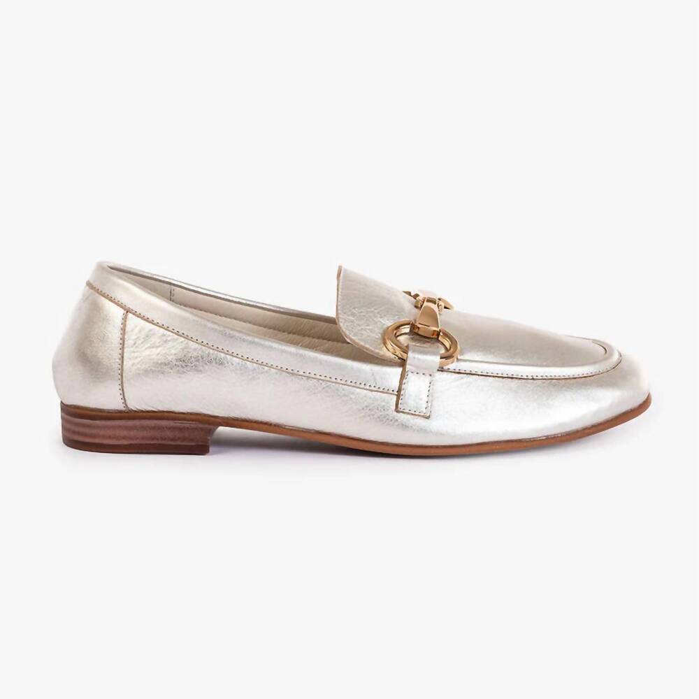 NEW ATELIERS women's sabina loafer in silver